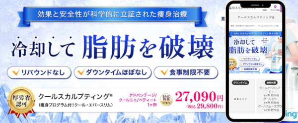 品川美容外科・品川スキンクリニック クールスカルプティング